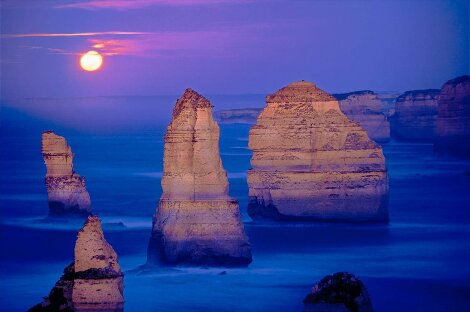 Moonglow 12 Apostles -  Marine National Park Victoria, Australia Panorama - Peter Lik