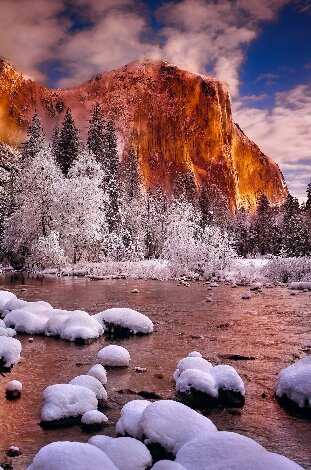 Winter Tower 1M - Recess Mount - Yosemite, California Panorama - Peter Lik