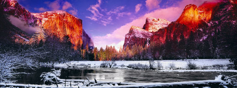 Icy Waters 1.5M - Huge - Yosemite NP, California Panorama - Peter Lik