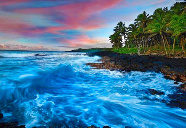 Coastal Palette 1.4M - Huge - Big Island, Hawaii Panorama by Peter Lik