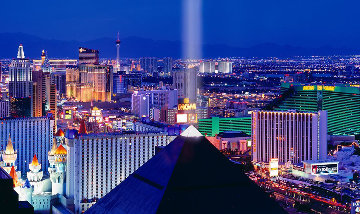 Desert Lights 1.5M Huge!  Las Vegas - Nevada Panorama - Peter Lik