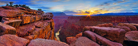 Blaze of Beauty 1M - Huge - Grand Canyon NP, Arizona Panorama - Peter Lik