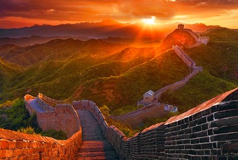 Great Wall 1.5M - Huge - China Panorama - Peter Lik