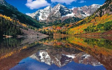 Maroon Bells Panorama - Peter Lik Maroon Bells Panorama - Peter Lik