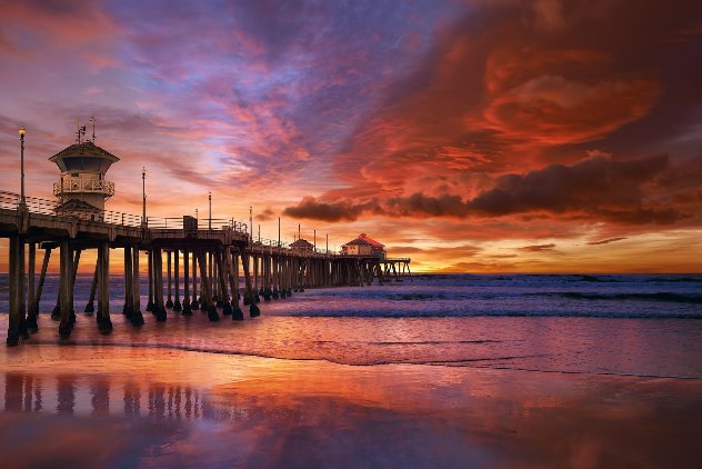 California Dreaming 1M - Huge - Huntington Beach Panorama by Peter Lik