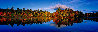 Fall Reflections 1.5M - Huge - Androscoggin River, New Hampshire Panorama by Peter Lik - 0