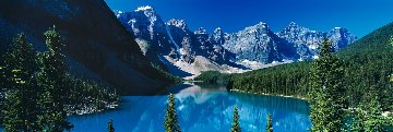 Lake Morraine Panorama - Peter Lik Lake Morraine Panorama - Peter Lik