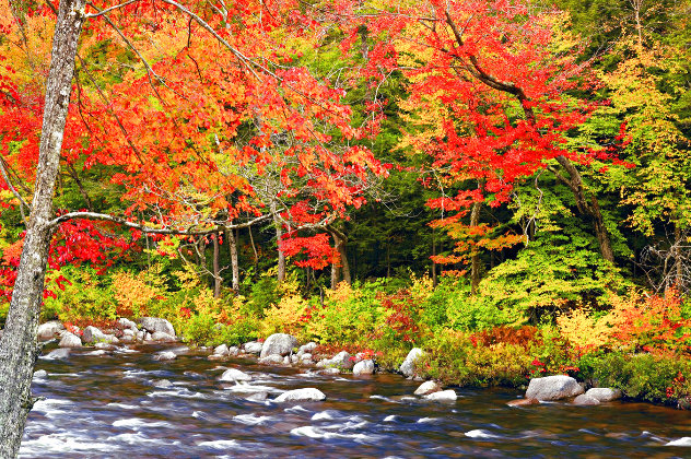A Quiet Moment 1.4M - Recess Mount - Huge - New Hampshire Panorama by Peter Lik