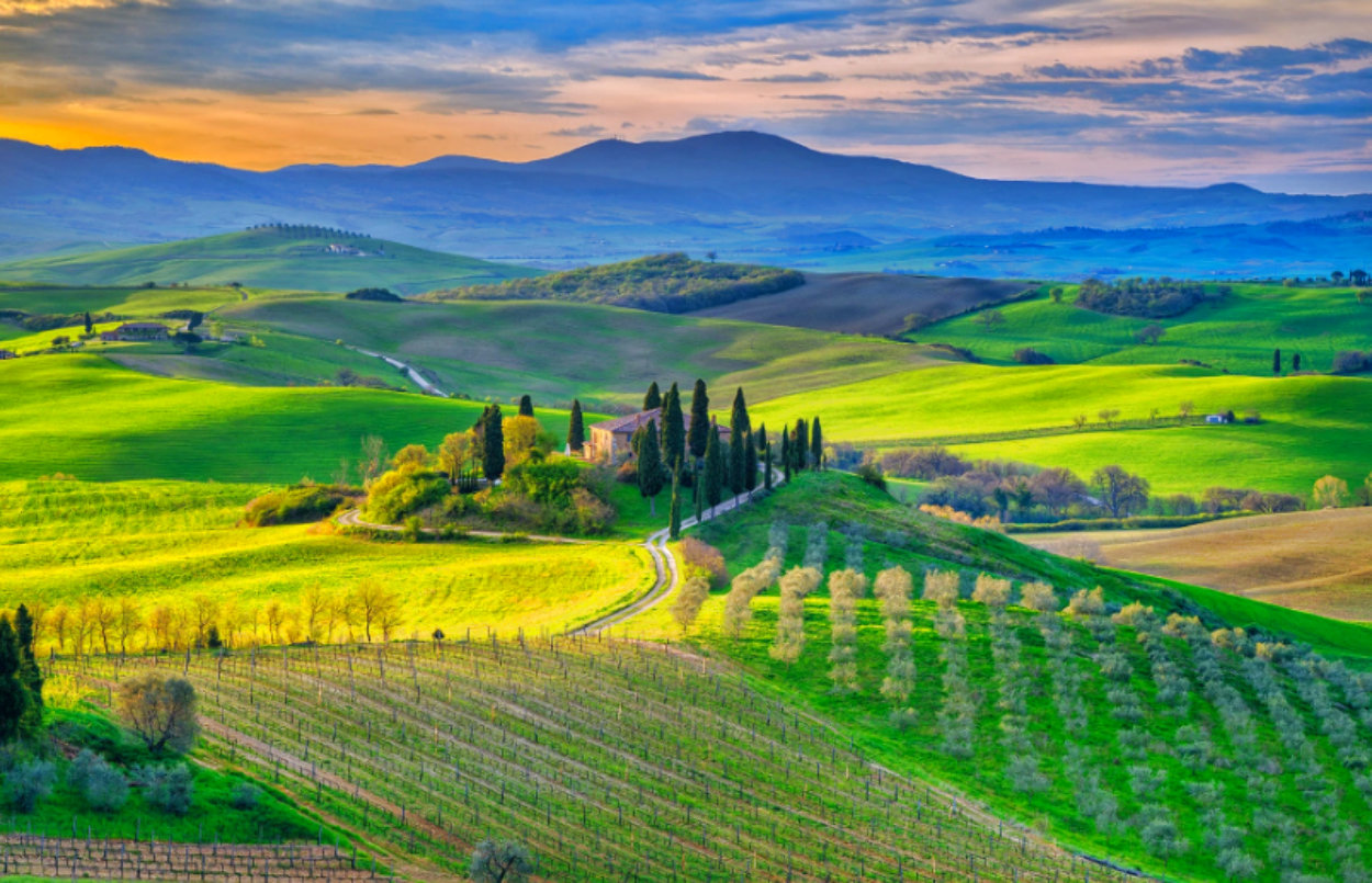 Bella Vista 1.5M Huge   Tuscany Panorama by Peter Lik