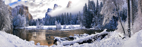 Mystic Valley 2M - Huge Mural Size - Yosemite NP, California Panorama - Peter Lik
