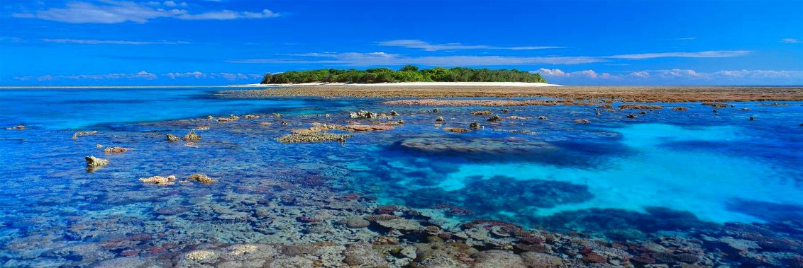 Coral Island Lady Musgrave 1M - Huge - Queensland, Australia Panorama by Peter Lik