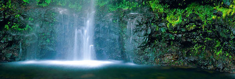 Sacred Falls 1.5M - Huge - Maui, Hawaii Panorama - Peter Lik