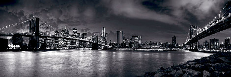 City of Lights 1.5M - Huge - Brooklyn, New York Panorama - Peter Lik