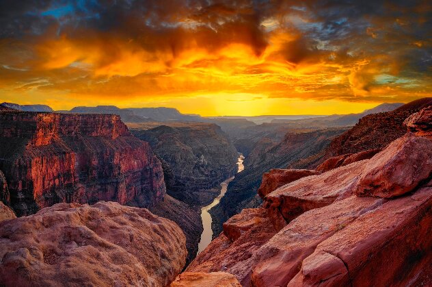 Beneath the Sun 1M - Grand Canyon NP, Arizona Panorama by Peter Lik