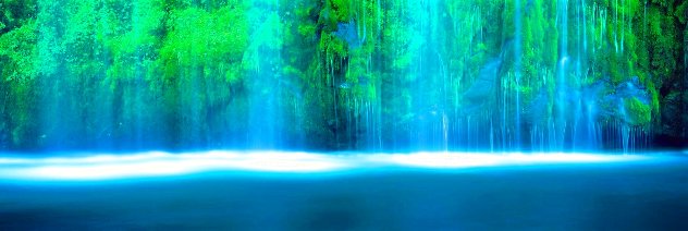 Tranquility - 1.5M Huge - Mossbrae Falls, California by Peter Lik