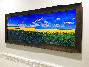 True Blue - 2M -  Huge - Cigar Leaf Mural Size Frame - 34x86 Panorama by Peter Lik - 2