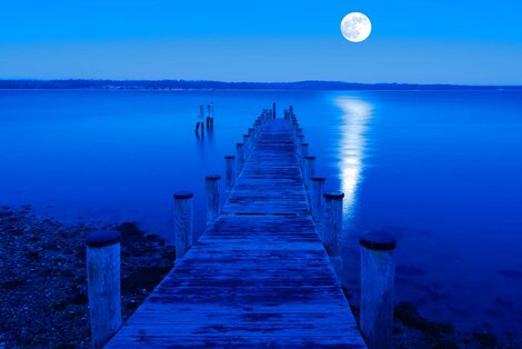 Moon Over Montauk 1M  - New York - Recess Mount Panorama - Peter Lik