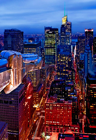 Watching the City 1.5M - Huge - NYC - New York - Recess Mount Panorama - Peter Lik