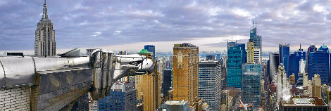 Eternal Eagle 1M -  Recess Mount - New York - NYC Panorama - Peter Lik