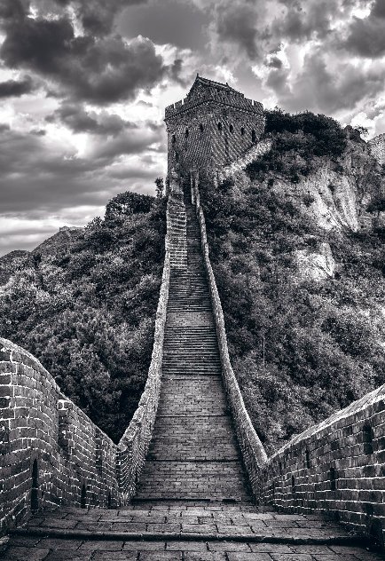 Pathway to Heaven 2M - Huge Mural Size - Recess Mount - Beijing, China Panorama by Peter Lik