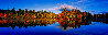 Fall Reflections 1.5M - Huge - Androscoggin River, New Hampshire Panorama by Peter Lik - 0