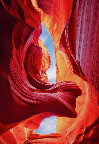 Eternal Beauty - 1M - Ashwood Frame - Antelope Canyon, Arizona Panorama - Peter Lik