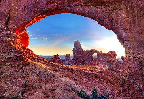 Stone Temple 1.5M - Huge - Ash Wood Frame - Utah Panorama - Peter Lik