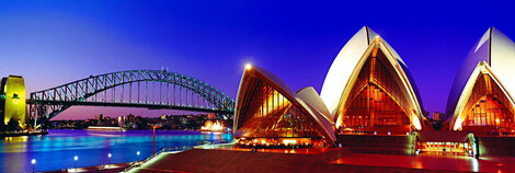 Sydney at Night 1.5M - Huge - Australia Panorama - Peter Lik