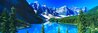 Lake Moraine 2M - Huge Mural Size - Recess Mount - Canada Panorama by Peter Lik - 0