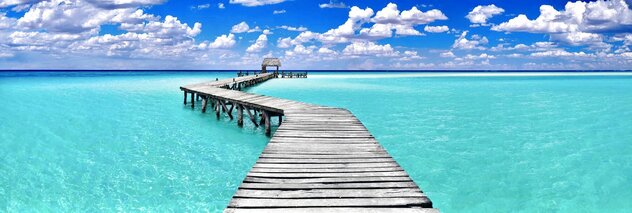 Island Dreams 2M - Huge Mural Size - Recess Mount by Peter Lik