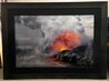 Peles Whisper 1.5M - Huge - Ash Wood Frame - Big Island, Hawaii Panorama by Peter Lik - 1