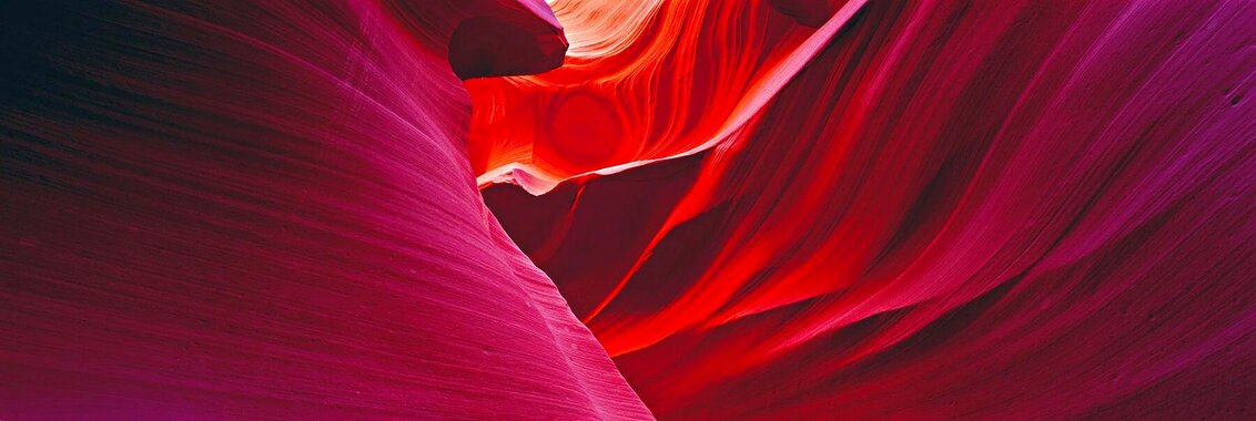 Shadowland 1.5M - Huge - Cherry Wood Frame - Antilope Canyon, Arizona Panorama by Peter Lik
