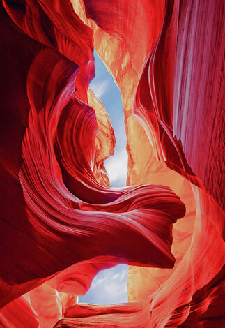 Eternal Beauty 1M - Recess Mount - Antelope Canyon, Arizona Panorama - Peter Lik