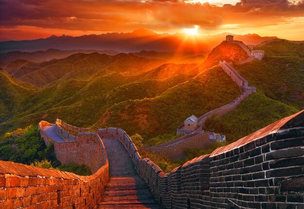 Great Wall 1.5M - Huge - Beijing, China Panorama - Peter Lik