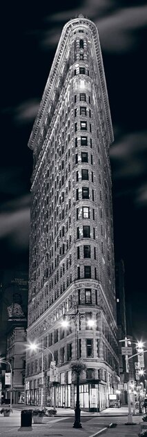Flat Iron 1.5M - Framed Photograph on Aluminum - New York, NYC by Peter Lik