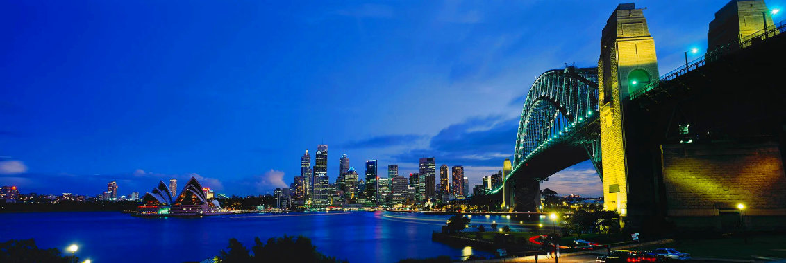 Harbour Lights 1M - Huge - Sidney, Australia Panorama by Peter Lik