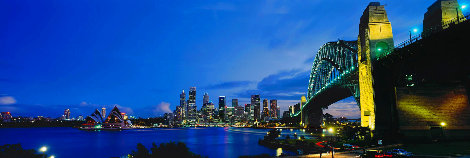 Harbour Lights 1M - Huge - Sidney, Australia Panorama - Peter Lik
