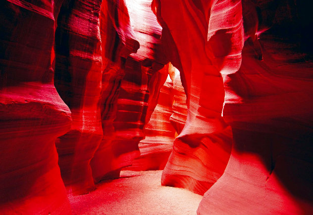 Sphinx Cavern - Antilope Canyon, Arizona Panorama by Peter Lik