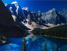Lake Moraine 1M - Huge - Canada - Koa Frame Panorama by Peter Lik - 2