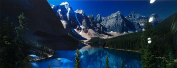 Lake Moraine (Rocky Mountains, Canada) Panorama - Peter Lik Lake Moraine (Rocky Mountains, Canada) Panorama - Peter Lik