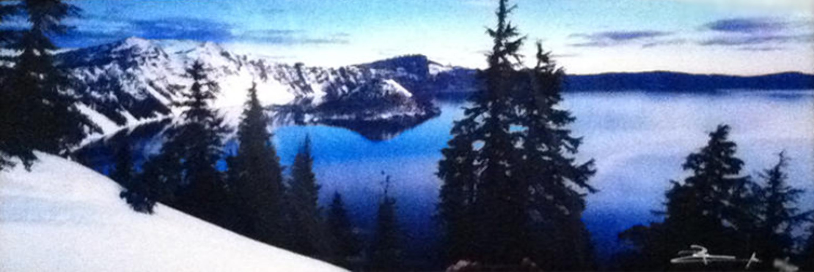 Deep Blue (Crater Lake National Park, Oregon) Panorama by Peter Lik Deep Blue (Crater Lake National Park, Oregon) Panorama by Peter Lik