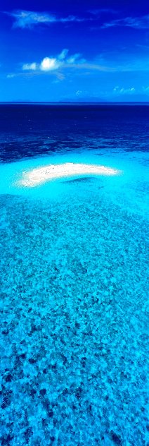 Blue 1M - Vlasov Cay, Queensland, Australia Panorama by Peter Lik