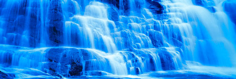 Majestic Falls - Huge 1.5M - Blue Mountains NP,  Australia - Recess Mount Panorama - Peter Lik