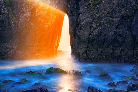 Temple of the Sun - Oregon - Ash Wood Frame Panorama - Peter Lik
