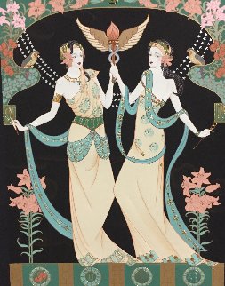 Twin Princesses (Gemini) AP Limited Edition Print - Lillian Shao Twin Princesses (Gemini) AP Limited Edition Print - Lillian Shao