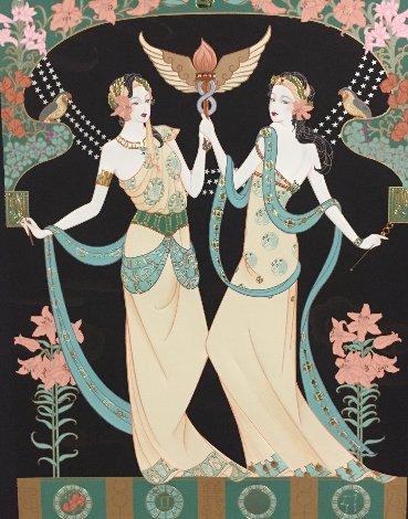 Zodiac: Twin Princesses (Gemini) AP Limited Edition Print - Lillian Shao