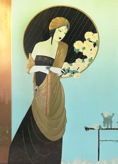 Chrysanthemum Song 1990 Limited Edition Print - Lillian Shao Chrysanthemum Song 1990 Limited Edition Print - Lillian Shao