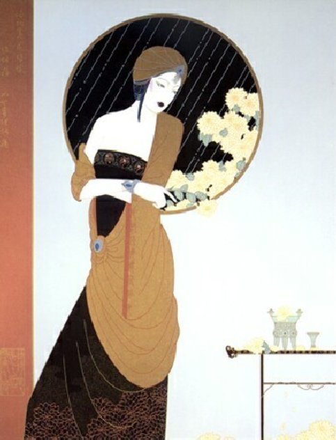 Chrysanthemum Song Limited Edition Print by Lillian Shao