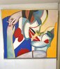 Kiss 1976 - 48x54 - Huge X Early Original Painting by Earl Linderman - 1