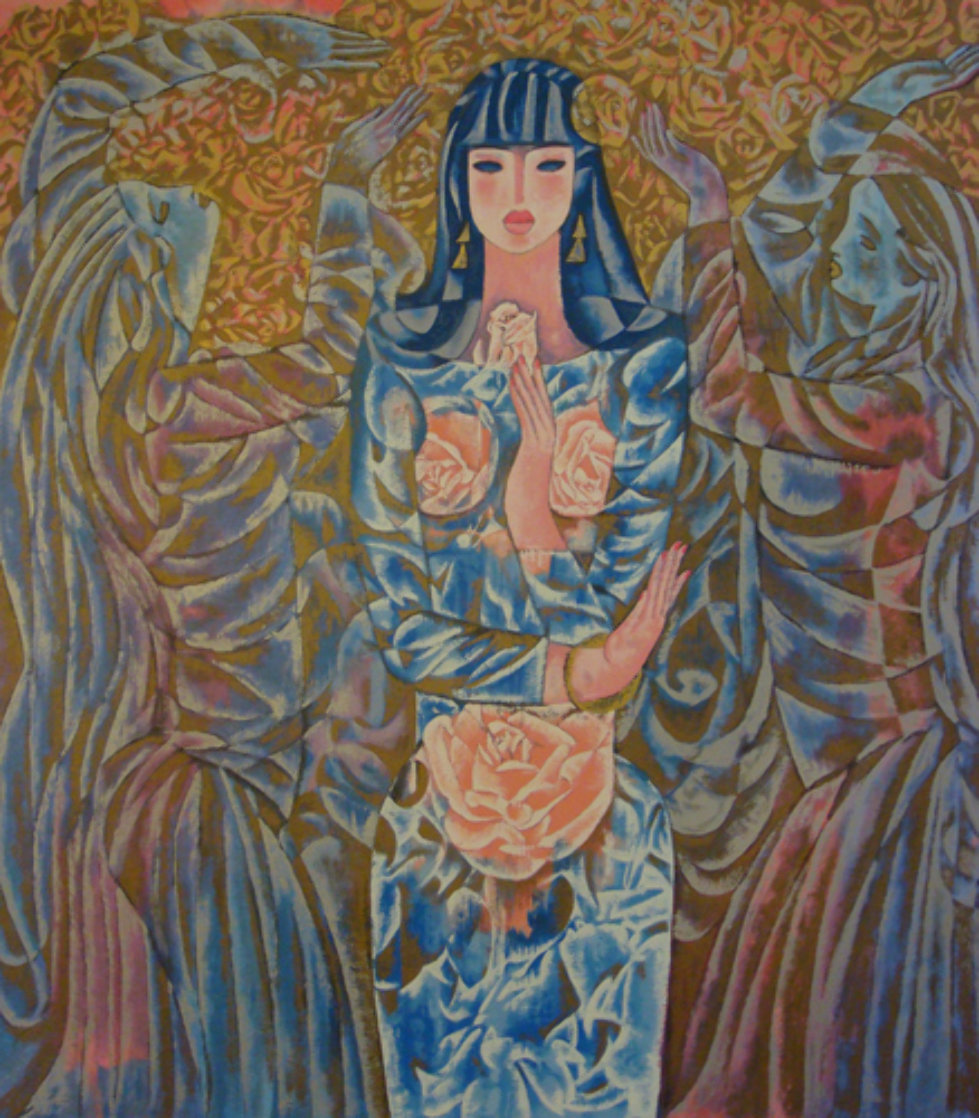Goddess of the Roses 1988 Limited Edition Print by Zhou Ling Goddess of the Roses 1988 Limited Edition Print by Zhou Ling